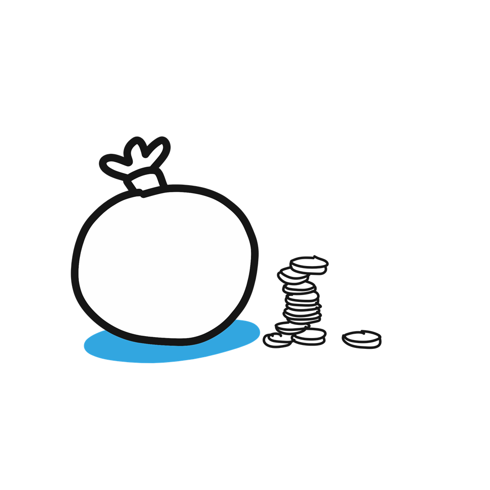 Påse med pengar